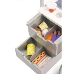 Melissa & Doug Melissa & Doug Wooden Snacks and Sweets Food Cart - 40+ Play Food pc, Reversible Awning -Melissa & Doug Sales 2022 unnamed file 1846
