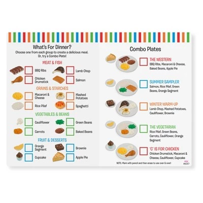 Melissa & Doug Melissa & Doug Food Fun Combine & Dine Dinners - Red 3 Melissa & Doug Melissa & Doug Food Fun Combine & Dine Dinners - Red