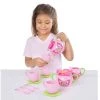 Melissa & Doug Melissa & Doug Sunny Patch Bella Butterfly Tea Set (17pc) - Play Food Accessories
