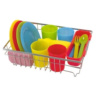 Melissa & Doug Melissa & Doug Let's Play House Wash and Dry Dish Set (24pc) 4 Melissa & Doug Melissa & Doug Let's Play House Wash and Dry Dish Set (24pc) - Image 2