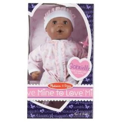 Melissa & Doug Melissa & Doug Mine to Love 12" Baby Doll -Gabrielle With Romper and Hat