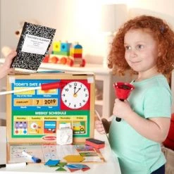 Melissa & Doug Melissa & Doug School Time! Classroom Play Set Game - Be Teacher or Student -Melissa & Doug Sales 2022 unnamed file 1996