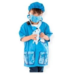 Melissa & Doug Melissa & Doug Veterinarian Role Play Costume Dress-Up 9pc Set