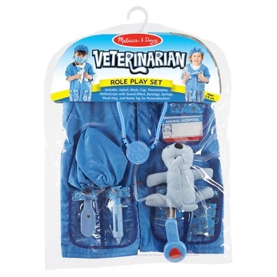 Melissa & Doug Melissa & Doug Veterinarian Role Play Costume Dress-Up 9pc Set 3 Melissa & Doug Melissa & Doug Veterinarian Role Play Costume Dress-Up 9pc Set - Image 2