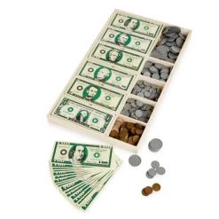 Klutz Melissa & Doug Play Money Set - Educational Toy With Paper Bills and Plastic Coins (50 of each denomination) and Wooden Cash Drawer for Storage -Melissa & Doug Sales 2022 unnamed file 2024