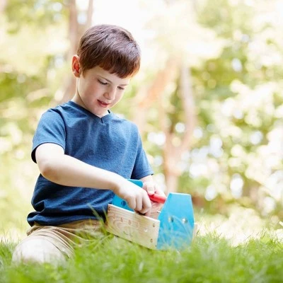 Melissa & Doug Melissa & Doug Take-Along Tool Kit Wooden Construction Toy (24pc) 7 Melissa & Doug Melissa & Doug Take-Along Tool Kit Wooden Construction Toy (24pc) - Image 6