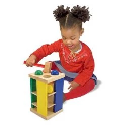 Melissa & Doug Melissa & Doug Deluxe Pound and Roll Wooden Tower Toy With Hammer -Melissa & Doug Sales 2022 unnamed file 2102