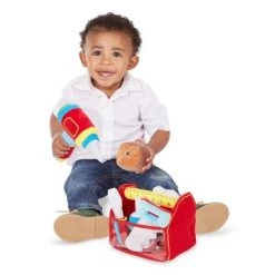 Melissa & Doug Melissa & Doug Toolbox Fill and Spill Toddler Toy With Vibrating Drill (9pc) -Melissa & Doug Sales 2022 unnamed file 2106