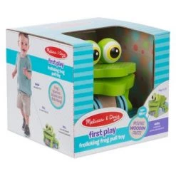 Melissa & Doug First Play Frolicking Frog Pull Toy