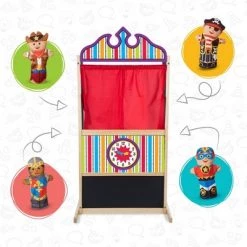 Melissa & Doug Melissa & Doug Deluxe Puppet Theater - Sturdy Wooden Construction -Melissa & Doug Sales 2022 unnamed file 2130