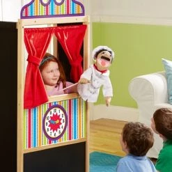 Melissa & Doug Melissa & Doug Deluxe Puppet Theater - Sturdy Wooden Construction -Melissa & Doug Sales 2022 unnamed file 2131