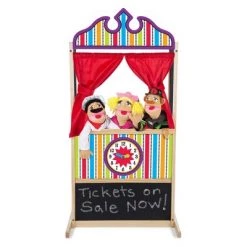 Melissa & Doug Melissa & Doug Deluxe Puppet Theater - Sturdy Wooden Construction -Melissa & Doug Sales 2022 unnamed file 2135