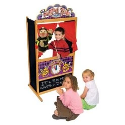 Melissa & Doug Melissa & Doug Deluxe Puppet Theater - Sturdy Wooden Construction -Melissa & Doug Sales 2022 unnamed file 2136