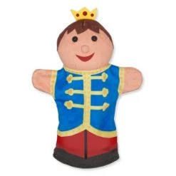 Melissa & Doug Melissa & Doug Palace Pals Hand Puppets (Set of 4) - Prince, Princess, Knight, and Dragon -Melissa & Doug Sales 2022 unnamed file 2163