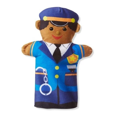 Melissa & Doug Melissa & Doug Jolly Helpers Hand Puppets (Set of 4) - Construction Worker, Doctor, Police Officer, and Firefighter 5 Melissa & Doug Melissa & Doug Jolly Helpers Hand Puppets (Set of 4) - Construction Worker, Doctor, Police Officer, and Firefighter - Image 3