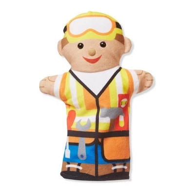 Melissa & Doug Melissa & Doug Jolly Helpers Hand Puppets (Set of 4) - Construction Worker, Doctor, Police Officer, and Firefighter 7 Melissa & Doug Melissa & Doug Jolly Helpers Hand Puppets (Set of 4) - Construction Worker, Doctor, Police Officer, and Firefighter - Image 5