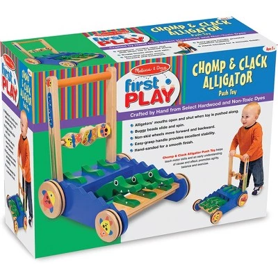 Melissa & Doug Melissa & Doug Deluxe Chomp and Clack Alligator Wooden Push Toy and Activity Walker 3 Melissa & Doug Melissa & Doug Deluxe Chomp and Clack Alligator Wooden Push Toy and Activity Walker