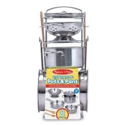 Melissa & Doug Melissa & Doug Let's Play House! Pots & Pans Set -Melissa & Doug Sales 2022 unnamed file 222