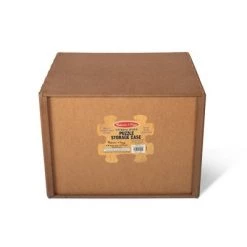 Melissa & Doug Melissa & Doug Natural Wood Puzzle Storage Case (Holds 12 Puzzles) -Melissa & Doug Sales 2022 unnamed file 2223