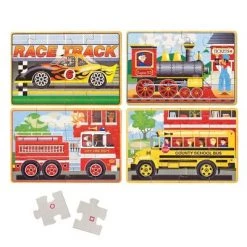 Melissa & Doug Melissa & Doug Vehicles 4-in-1 Wooden Jigsaw Puzzles in a Storage Box - 49pc 11 Melissa & Doug Melissa & Doug Vehicles 4-in-1 Wooden Jigsaw Puzzles in a Storage Box - 49pc -Melissa & Doug Sales 2022 unnamed file 2237