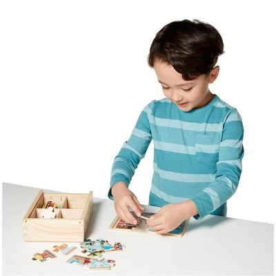 Melissa & Doug Melissa & Doug Vehicles 4-in-1 Wooden Jigsaw Puzzles in a Storage Box - 49pc 8 Melissa & Doug Melissa & Doug Vehicles 4-in-1 Wooden Jigsaw Puzzles in a Storage Box - 49pc - Image 7