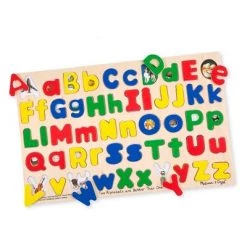 Melissa & Doug Melissa & Doug Upper & Lower Case Alphabet Letters Wooden Puzzle (52pc)