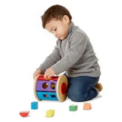 Melissa & Doug Melissa & Doug Match and Roll Shape Sorter - Classic Wooden Toy -Melissa & Doug Sales 2022 unnamed file 2301