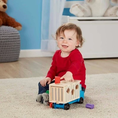 Melissa & Doug Melissa & Doug Shape-Sorting Dump Truck 4 Melissa & Doug Melissa & Doug Shape-Sorting Dump Truck - Image 2