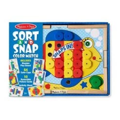 Melissa & Doug Melissa & Doug Sort and Snap Color Match - Sorting and Patterns Educational Toy -Melissa & Doug Sales 2022 unnamed file 2341