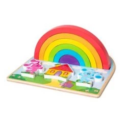 Blue's Clues & You! Melissa & Doug Blues Clues & You! Rainbow Stacker Puzzle -Melissa & Doug Sales 2022 unnamed file 2346