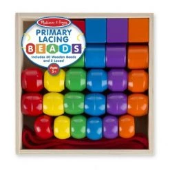 Melissa & Doug Melissa & Doug Primary Lacing Beads - Educational Toy With 30 Wooden Beads and 2 Laces -Melissa & Doug Sales 2022 unnamed file 236
