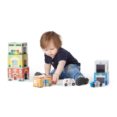 Melissa & Doug Melissa & Doug Nesting & Sorting Toys - Buildings & Vehicles 3 Melissa & Doug Melissa & Doug Nesting & Sorting Toys - Buildings & Vehicles