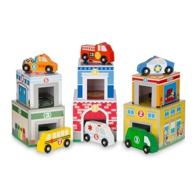 Melissa & Doug Melissa & Doug Nesting & Sorting Toys - Buildings & Vehicles 5 Melissa & Doug Melissa & Doug Nesting & Sorting Toys - Buildings & Vehicles - Image 3