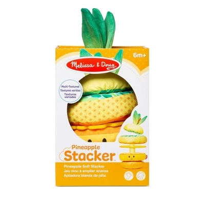 Melissa & Doug Melissa & Doug Multi-Sensory Pineapple Soft Stacker Infant Toy 4 Melissa & Doug Melissa & Doug Multi-Sensory Pineapple Soft Stacker Infant Toy - Image 2