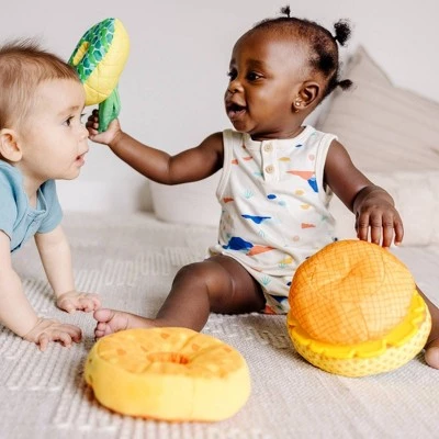 Melissa & Doug Melissa & Doug Multi-Sensory Pineapple Soft Stacker Infant Toy 6 Melissa & Doug Melissa & Doug Multi-Sensory Pineapple Soft Stacker Infant Toy - Image 4