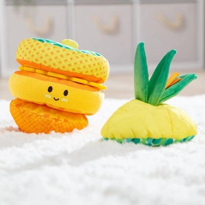 Melissa & Doug Melissa & Doug Multi-Sensory Pineapple Soft Stacker Infant Toy 10 Melissa & Doug Melissa & Doug Multi-Sensory Pineapple Soft Stacker Infant Toy - Image 8