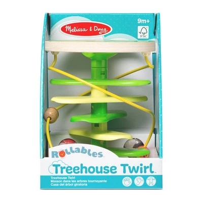 Melissa & Doug Melissa & Doug Rollables Treehouse Twirl Infant and Toddler Toy (3pc) 4 Melissa & Doug Melissa & Doug Rollables Treehouse Twirl Infant and Toddler Toy (3pc) - Image 2