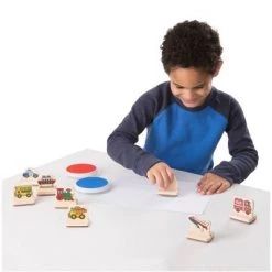 Melissa & Doug Melissa & Doug My First Wooden Stamp Set - Vehicles