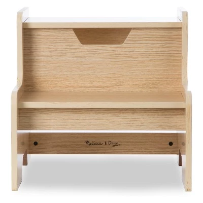 Melissa & Doug Melissa & Doug Wooden Step Stool - Natural 4 Melissa & Doug Melissa & Doug Wooden Step Stool - Natural - Image 2