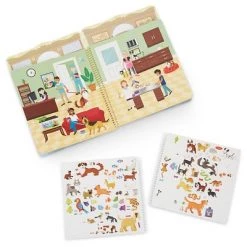 Melissa & Doug Melissa & Doug Puffy Sticker Activity Books Set: Cool Careers and Pet Place -Melissa & Doug Sales 2022 unnamed file 2510