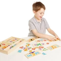 Melissa & Doug Melissa & Doug ABC Picture Boards - Educational Toy With 13 Double-Sided Wooden Boards and 52 Letters -Melissa & Doug Sales 2022 unnamed file 252