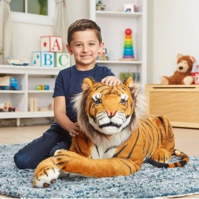 Melissa & Doug Melissa & Doug Siberian Tiger Stuffed Animal 3 Melissa & Doug Melissa & Doug Siberian Tiger Stuffed Animal