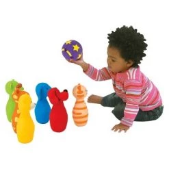 Melissa & Doug Melissa & Doug K's Kids Bowling Friends Play Set and Game With 6 Pins and Convenient Carrying Case -Melissa & Doug Sales 2022 unnamed file 256