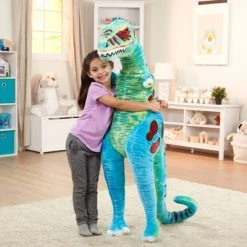 Melissa & Doug Melissa & Doug Jumbo T-Rex Dinosaur - Lifelike Stuffed Animal (over 4 feet tall)