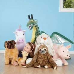 Melissa & Doug Melissa & Doug Giant Burrow Bunny 21" Stuffed Animal