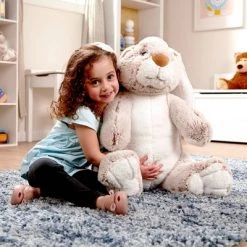 Melissa & Doug Melissa & Doug Giant Burrow Bunny 21" Stuffed Animal -Melissa & Doug Sales 2022 unnamed file 2613