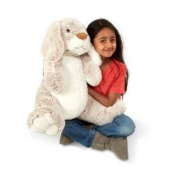 Melissa & Doug Melissa & Doug Giant Burrow Bunny 21" Stuffed Animal -Melissa & Doug Sales 2022 unnamed file 2615