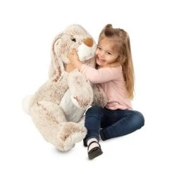 Melissa & Doug Melissa & Doug Giant Burrow Bunny 21" Stuffed Animal -Melissa & Doug Sales 2022 unnamed file 2616