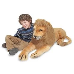 Melissa & Doug Melissa & Doug Giant Lion - Lifelike Stuffed Animal (over 6 feet long)