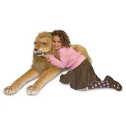 Melissa & Doug Melissa & Doug Giant Lion - Lifelike Stuffed Animal (over 6 feet long) -Melissa & Doug Sales 2022 unnamed file 2621